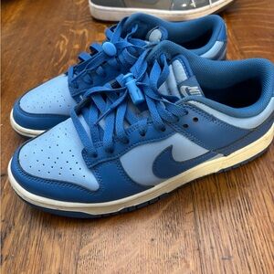 Nike Dunk Low Trainers Men's Dual Blue Sneakers